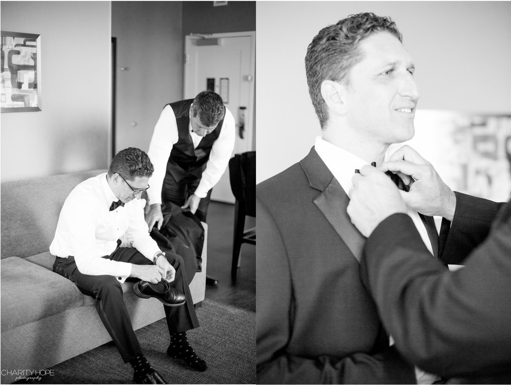  That's why you have a best man. Who else will help straighten out your bow tie? 